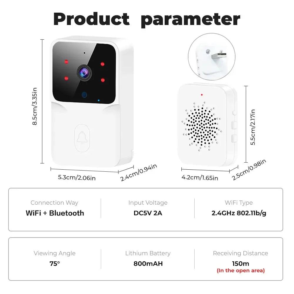 Doorbell Wireless PIR Camera HD - 60 Off Store