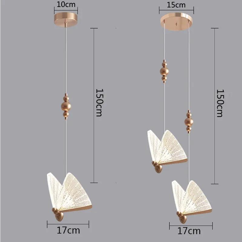 LED Pendant Butterfly - 60 Off Store