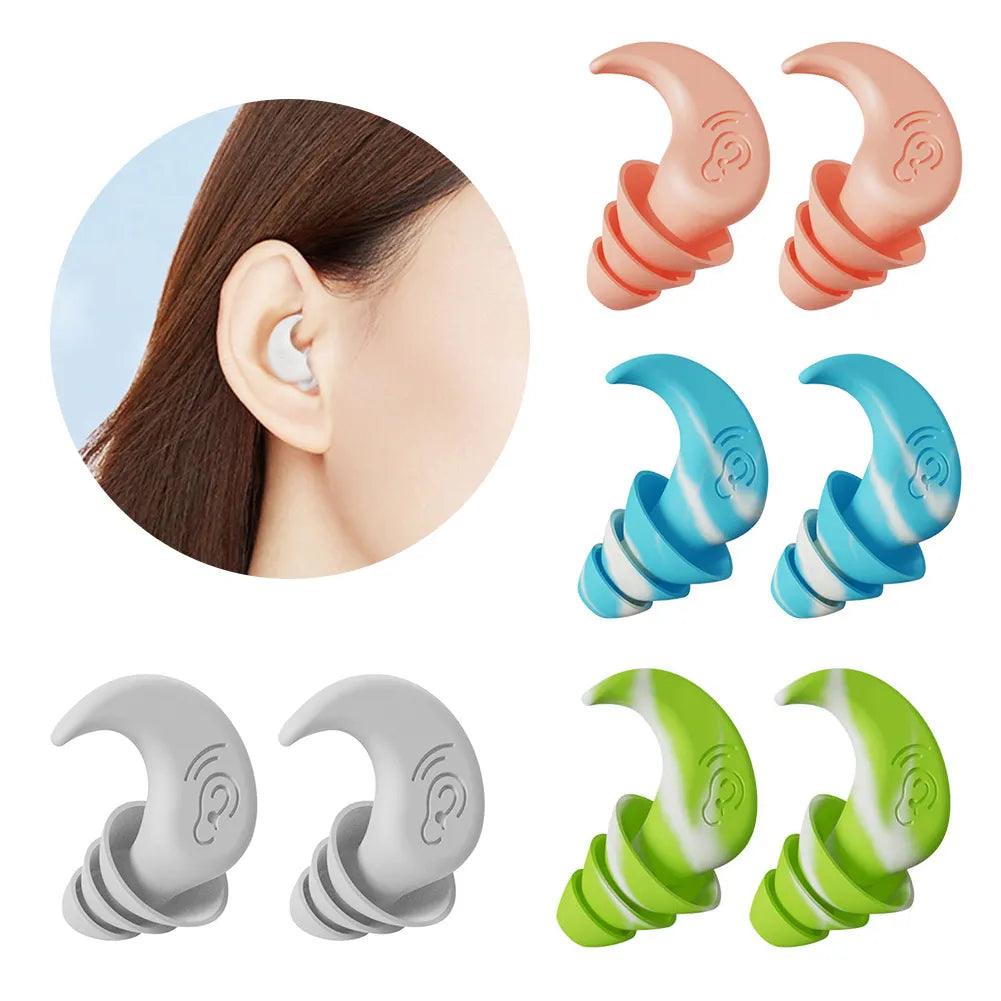 Anti Noise Silicone Earplugs Swimming Ear Plugs - 60 Off Store